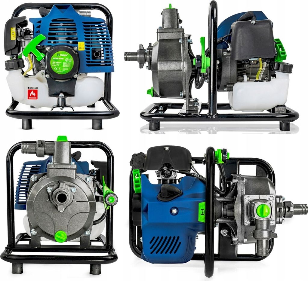 Výkonné 2", MAX 5,2HP 18000l/h ZAHRADNÍ MOTOROVÉ ČERPADLO Obrázek produktu 