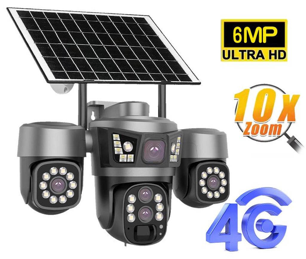 4G-4K-6-MP-Smart-Außenüberwachungskamera, 10-facher Produktbild 