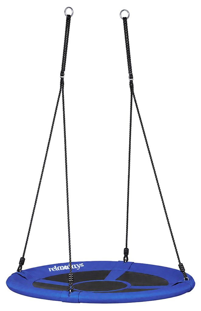 Relaxdays Nestschaukel rund für den Garten, bis 100 kg, Produktbild 