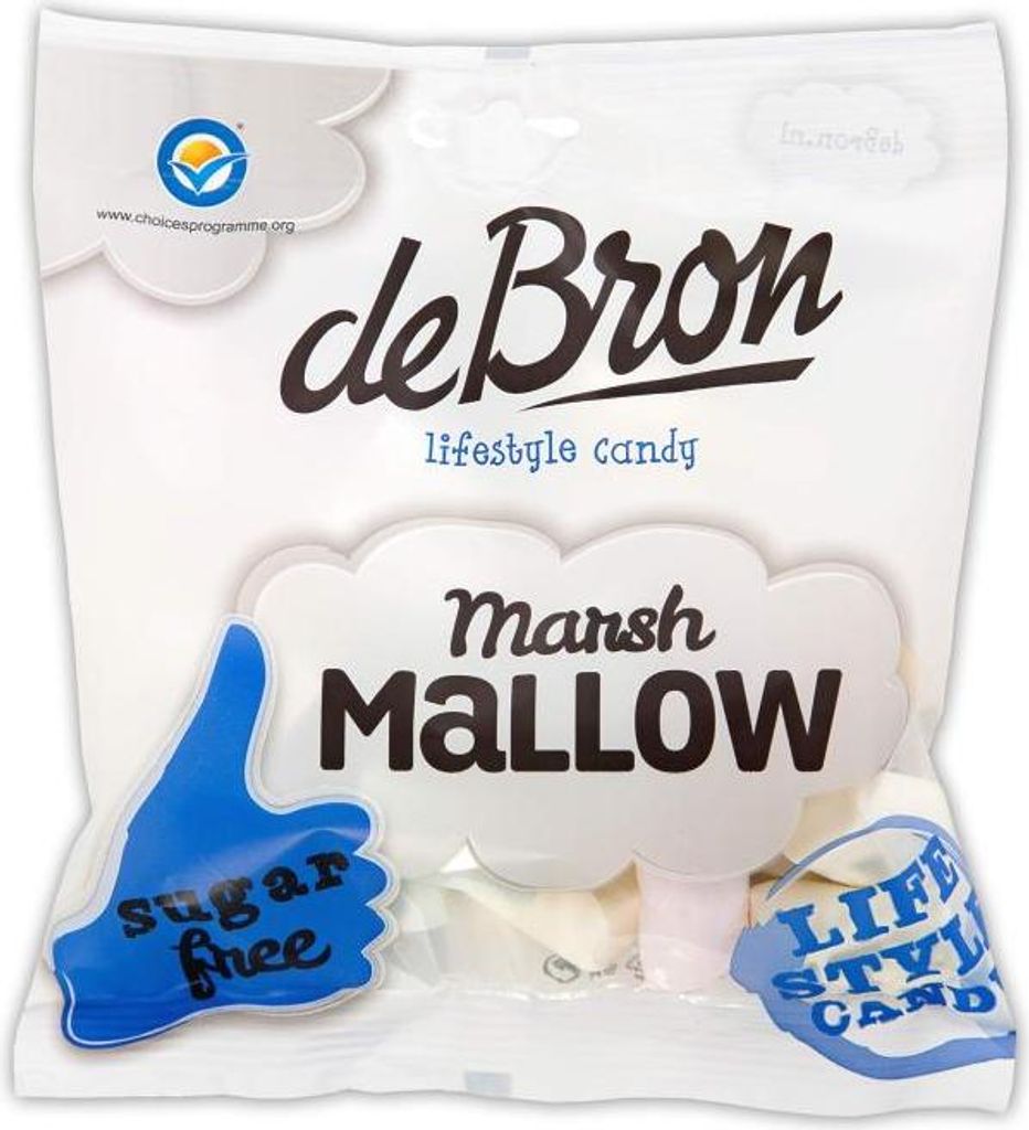 de Bron Marshmallow sugarfree 75g Produktbild 