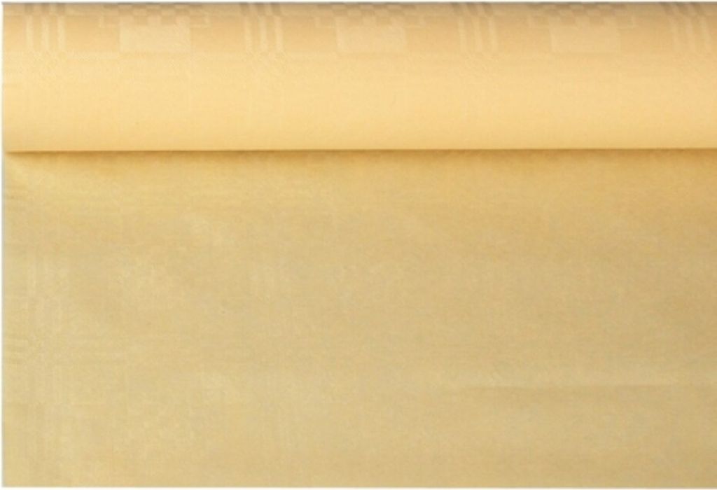 Papstar Damasttischtuch creme 800 x 120 cm 18587 Zdjęcie produktu 