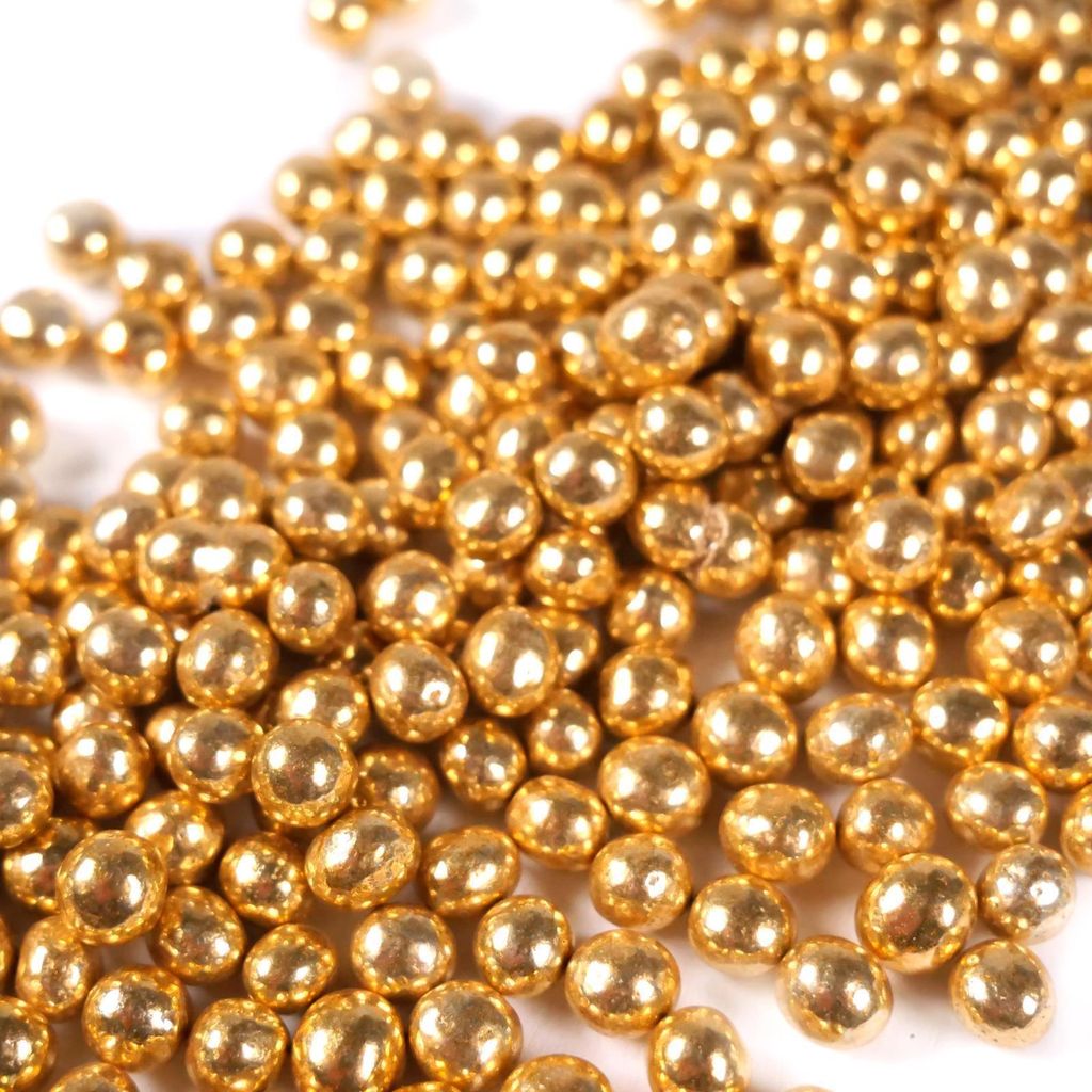 Streuselheld Crispy Schokokugeln Gold Metallic 6mm 40g Produktbild 