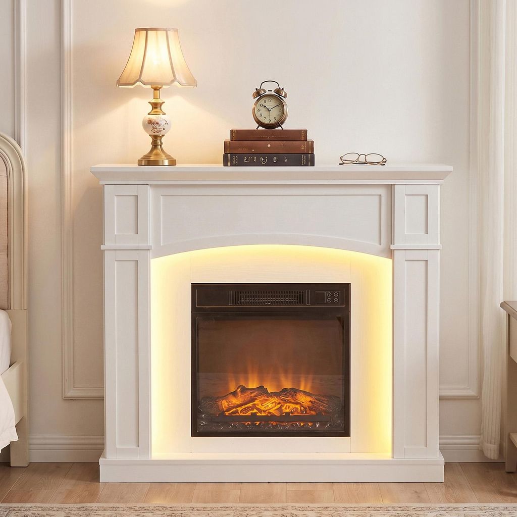 CHEMINÉE LEADZM avec flammes LED, cheminée électrique avec Image du produit 
