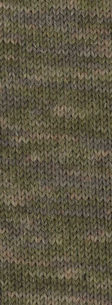 Lana Grossa - Slow Wool Canapa Hand-Dyed 0104 graubeige camel khaki