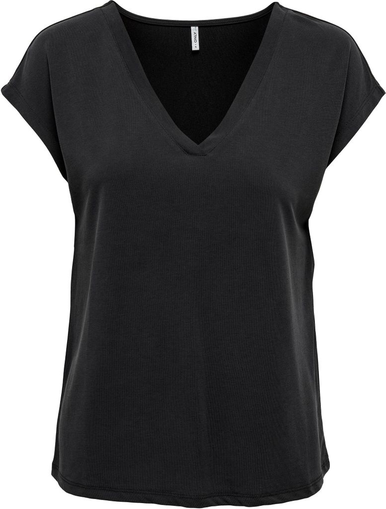 ONLY V-Ausschnitt Kurzarm T-Shirt Größe: XL
