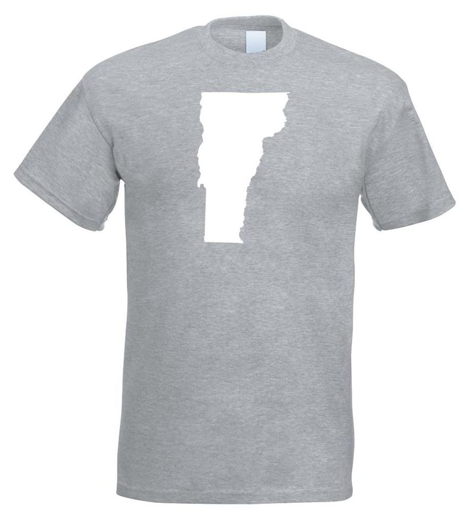 Kiwistar - T-Shirt - Graumeliert - USA - Bundesstaat - Vermont Herren Funshirt Bedruckt Design Sprüche Spruch Motive - mit Motiv Bedruckt - Funshi...