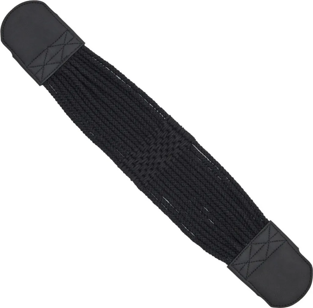 Sangle de dressage anatomique Kieffer en coton tressé forme Contour