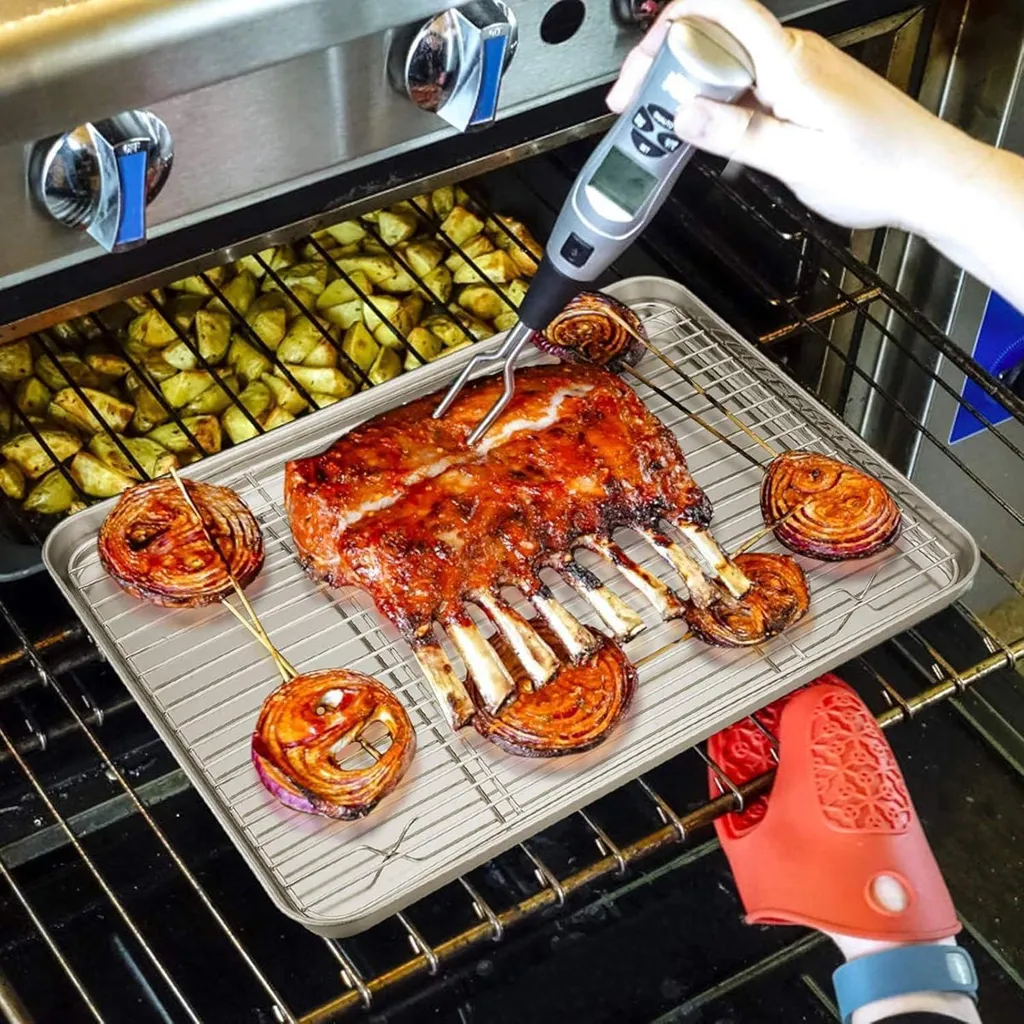 Grille à pâtisserie inox anti-rouille pour refroidissement optimal