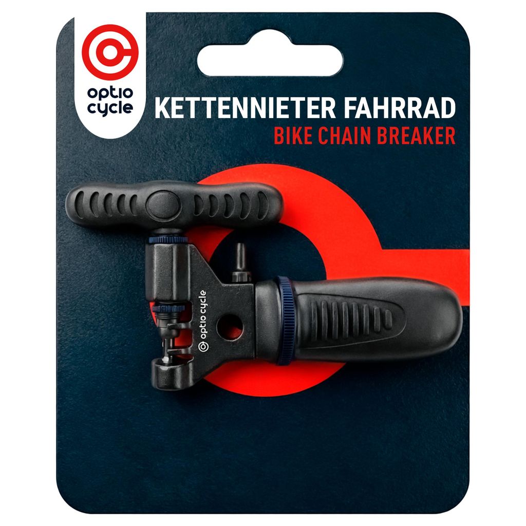 Optio Cycle Kettennieter Fahrrad – Profi Kettentrenner Werkzeug für 7–13 fach Fahrradkette, Kettenwerkzeug für Reparatur, Wartung & Kettenwec...