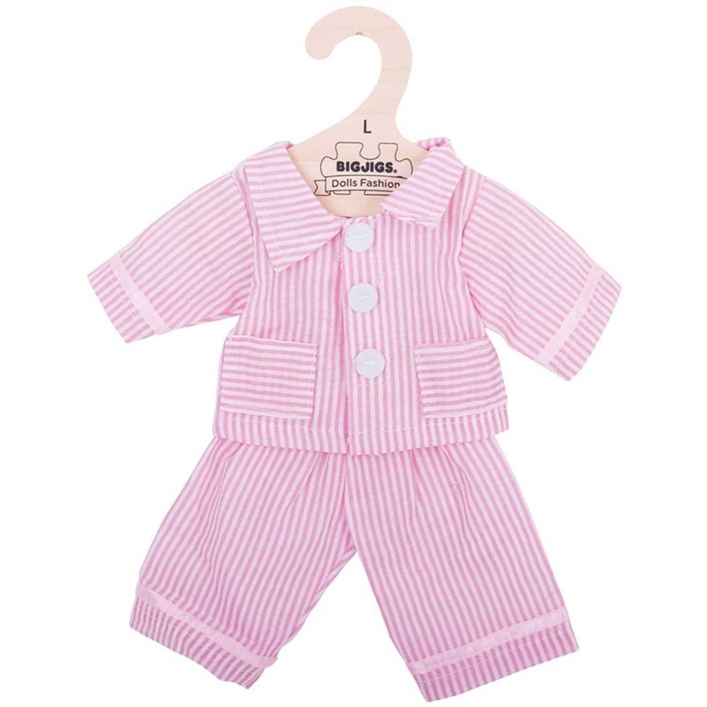 Bigjigs Toys Rosa Pyjama für Puppe 38 cm Produktbild 