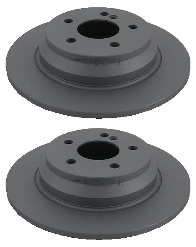 2 Disques de frein pleins Ø 300 mm TRISCAN pour MERCEDES-BENZ SL