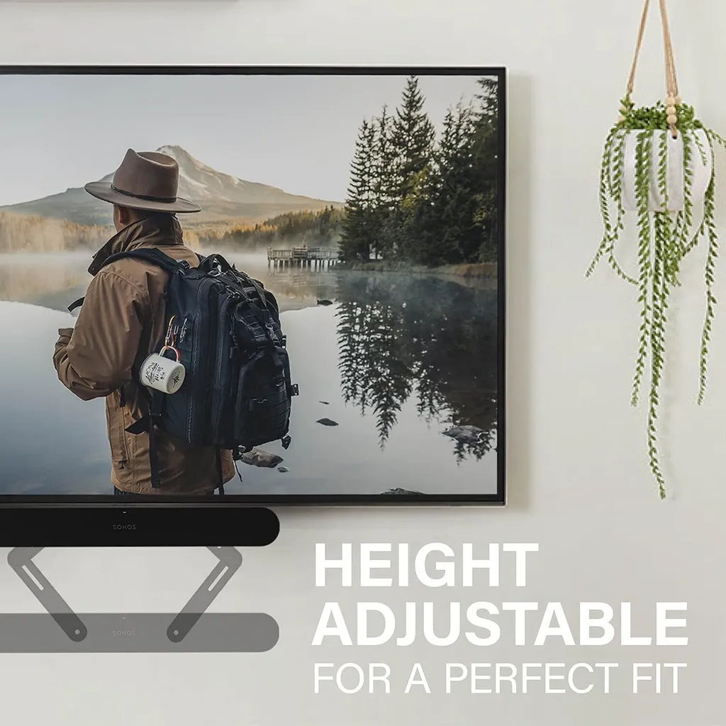Supporto Sonos Ray SANUS Nero - Rendi la tua TV sicura e ordinata - 4