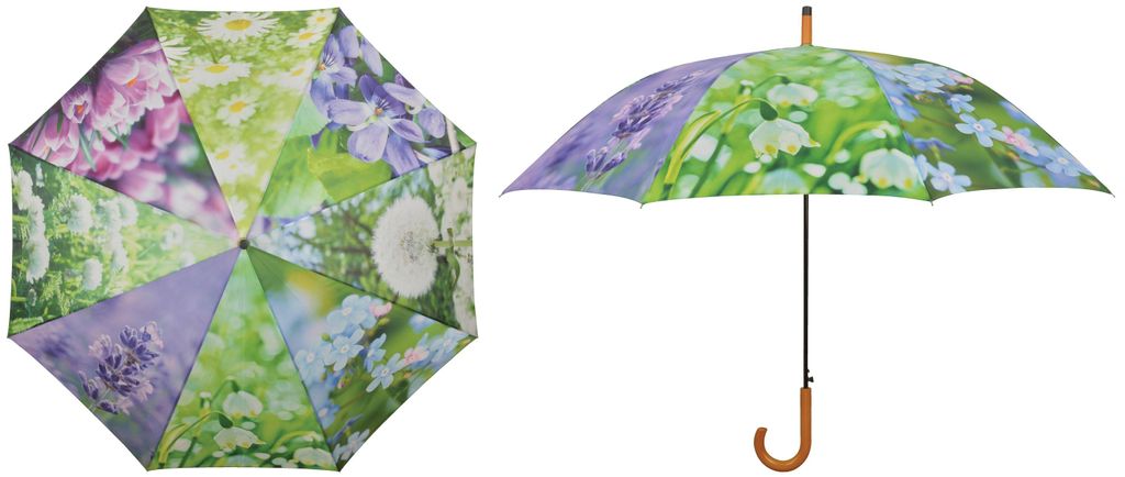 Esschert Design Regenschirm Blumen; TP210 Produktbild 