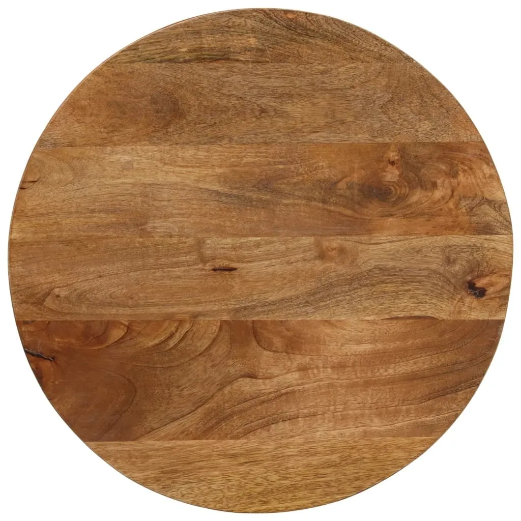 Piano Tavolo Ø 60 cm in Legno Massiccio di Mango - Spessore 3,8 cm