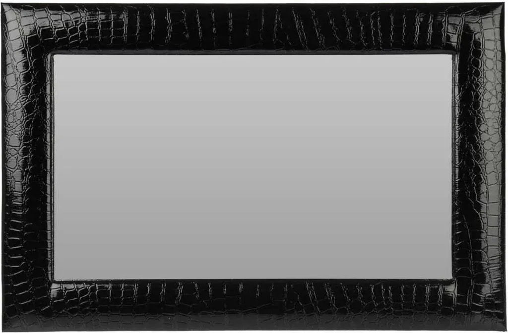 Specchio Shabby Chic Nero 37x57 cm | Cornice Decorata Vintage Retrò