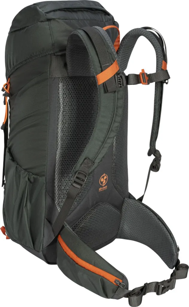 Sac à dos Highlander Ivar 40L avec bretelles ajustables Gris Acier