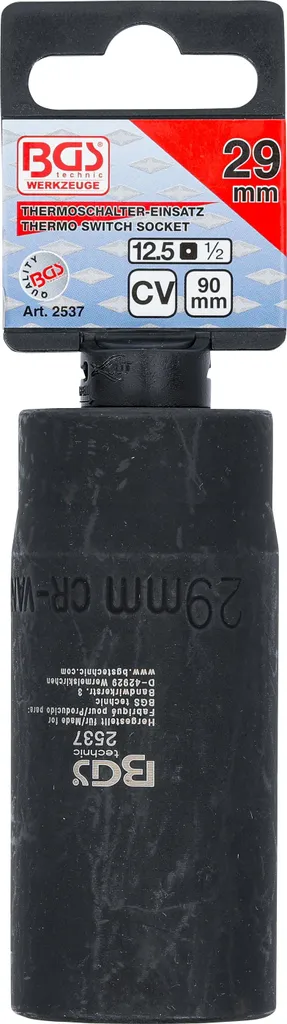 BGS 2537 Inserto Termoswitch 29mm 1/2" | Bussola Professionale VW Audi - 4
