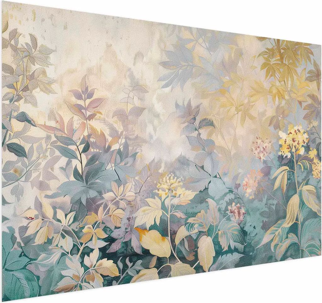 Posterpapier Poster - Tapestry Pattern in Colorful Flowers 30x21 cm Blätter b-H-10012-ao-a