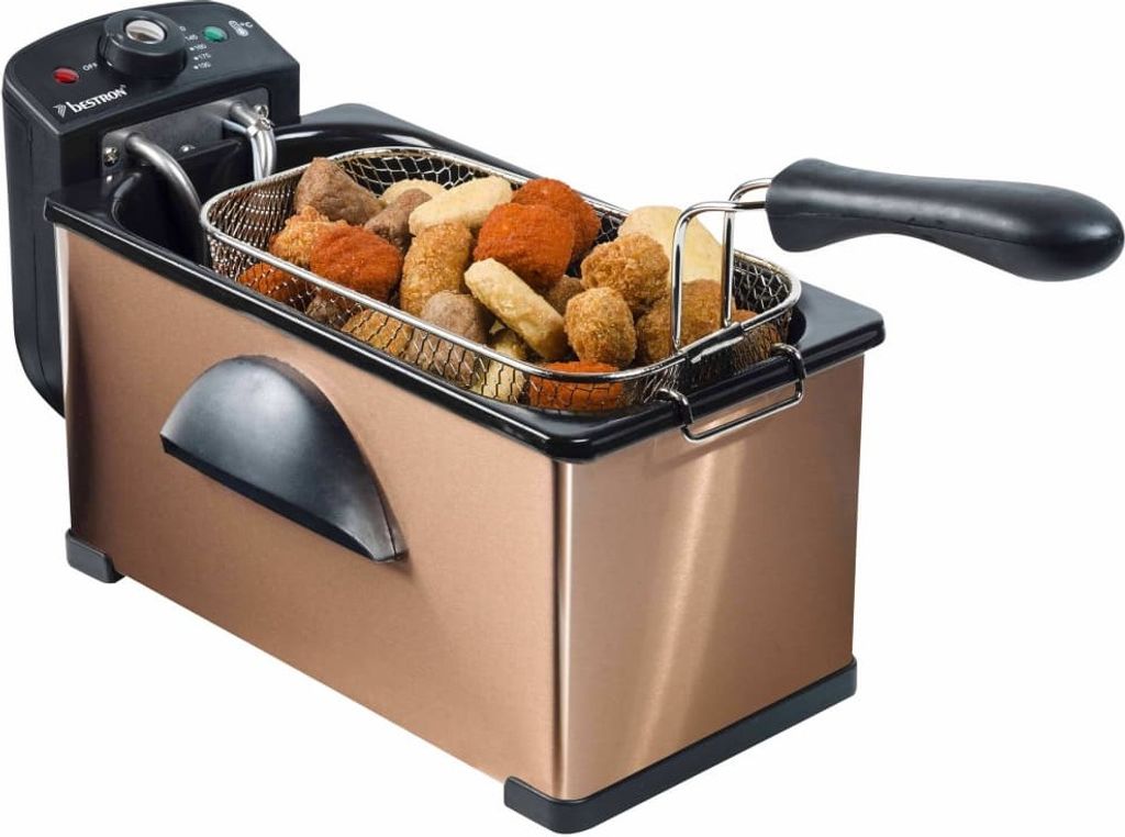 Bestron Öl-Fritteuse mit Kaltzonentechnologie, 3,5 Liter, Produktbild 