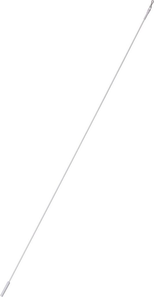 Bastone per tende in metallo bianco 125 cm Immagine del prodotto 
