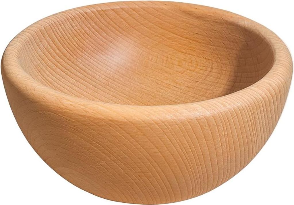 Holzschale gedämpfte Buche 14 cm – natürliche Buchenschale