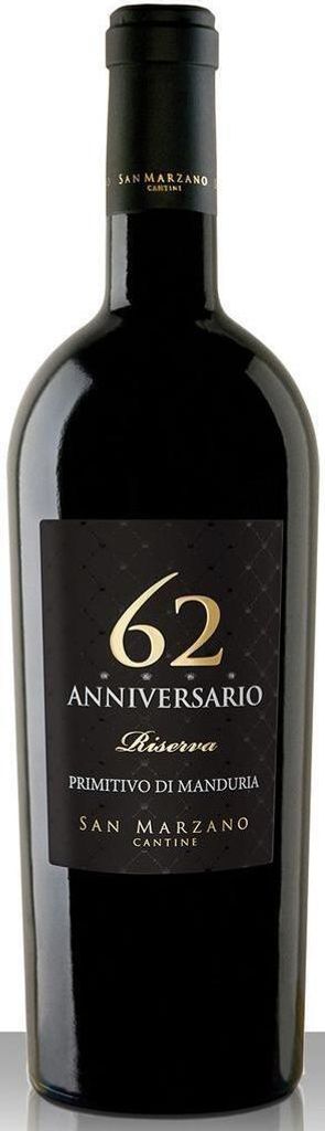 San Marzano 62 Anniversario Primitivo di Manduria Riserva Produktbild 