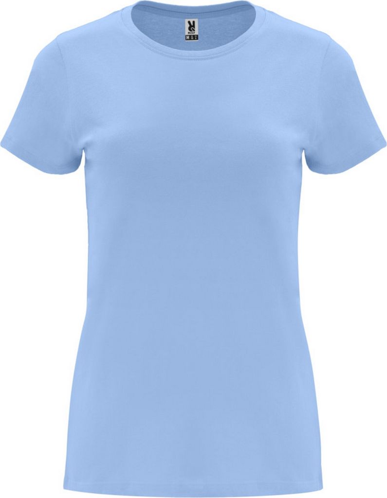 Roly - "Capri" T-Shirt für Damen kurzärmlig PF4297 (M) (Himmelblau)