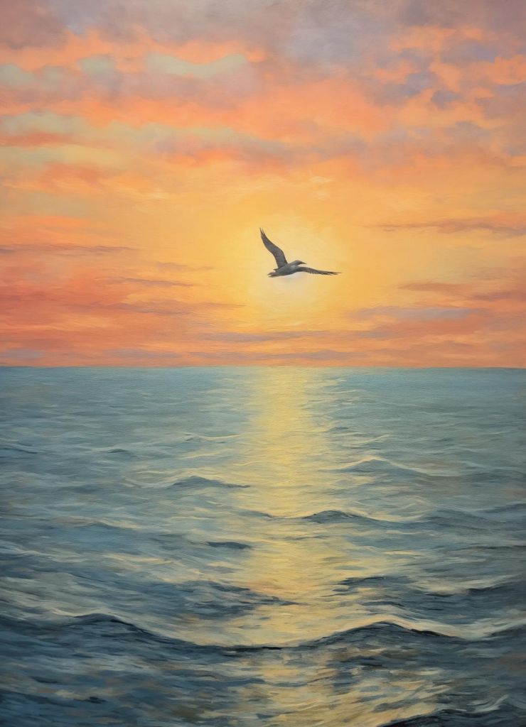 Plakat 13x18cm Serenade des Himmels