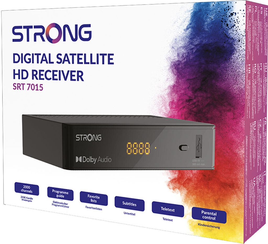 SRT 7015 DVB-S2 Digitaler HD Satelliten Reciever Produktbild 8