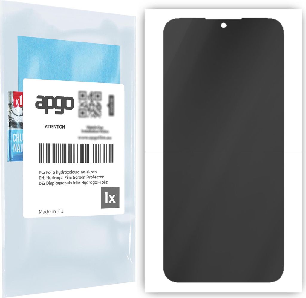 apgo Schutzfolie für Motorola Moto E6 Plus Anti-Spy, Blickschutzfolie, Privacy, Hydrogel Displayschutzfolie, mit Positionierhilfe [Privacy, Matt, ...