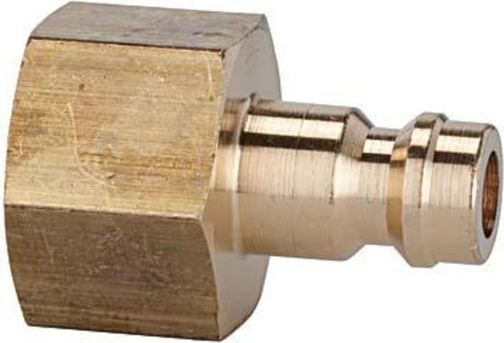 Riegler Stecknippel für Kupplung NW 5, Messing, IG G3/8