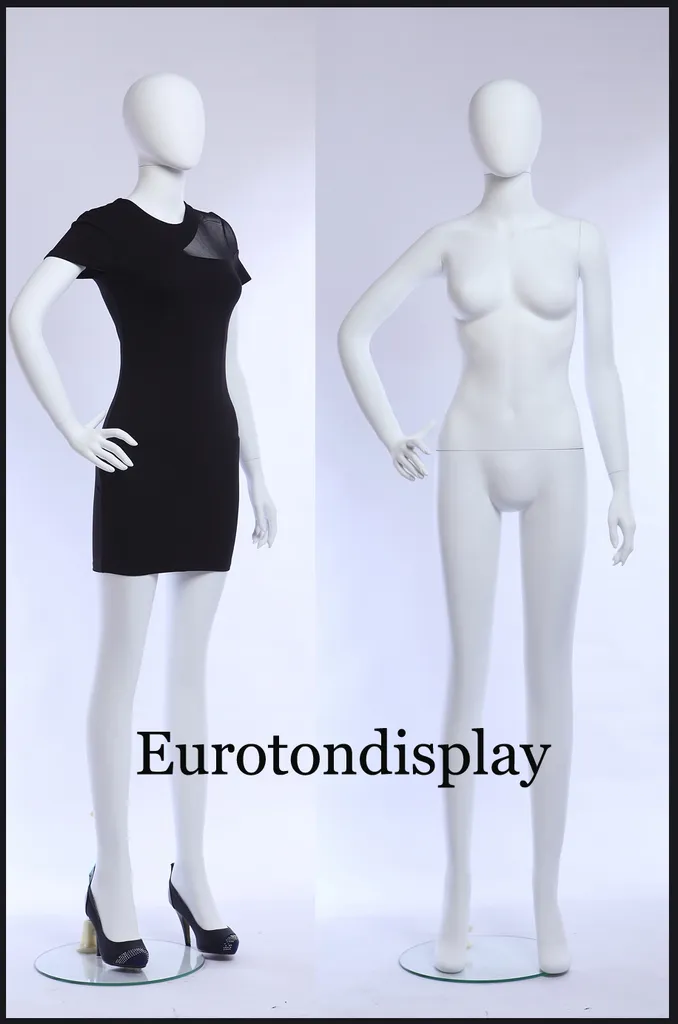 Mannequin vitrine blanc mat peinture haute qualité style abstrait