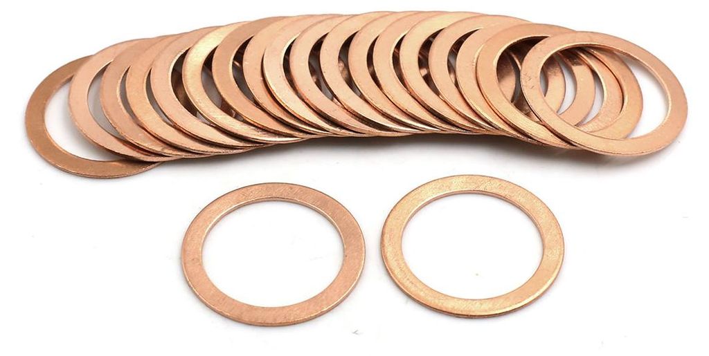20 Stš¹ck Kupferdichtringe Unterlegscheiben Dichtungsscheiben 26mm Kupferdichtung
