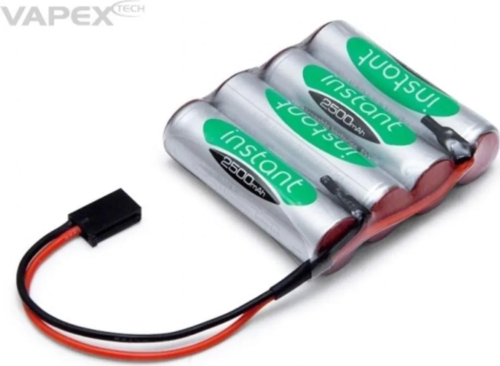 Alimentation récepteur 4,8V 2500mAh NiMH Flat pour planeur et voiture