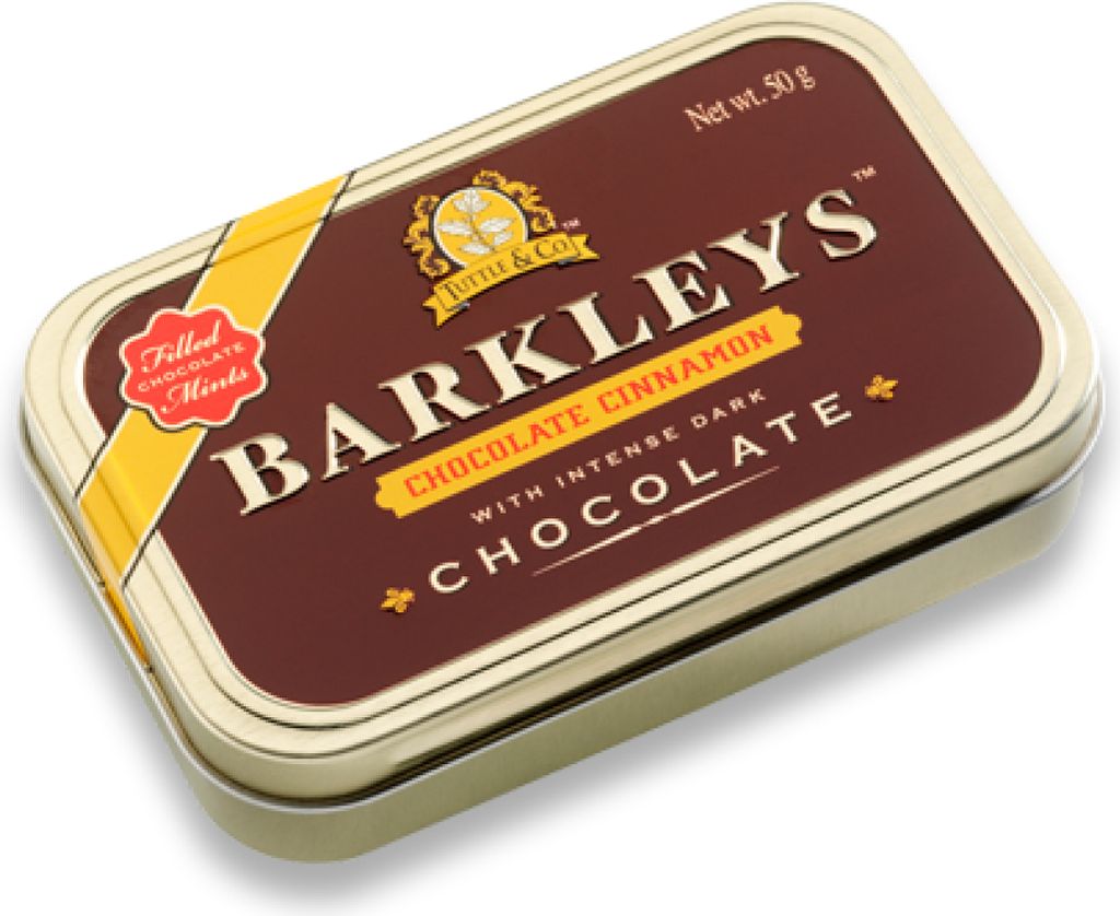 Barkleys Chocolate Cinnamon Dragees aus Zartbitter und Zimt Produktbild 