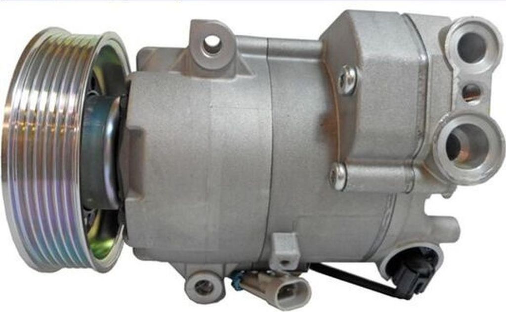 Klimakompressor 12 V Ø 120 mm MAHLE passend für u.a. OPEL ASTRA