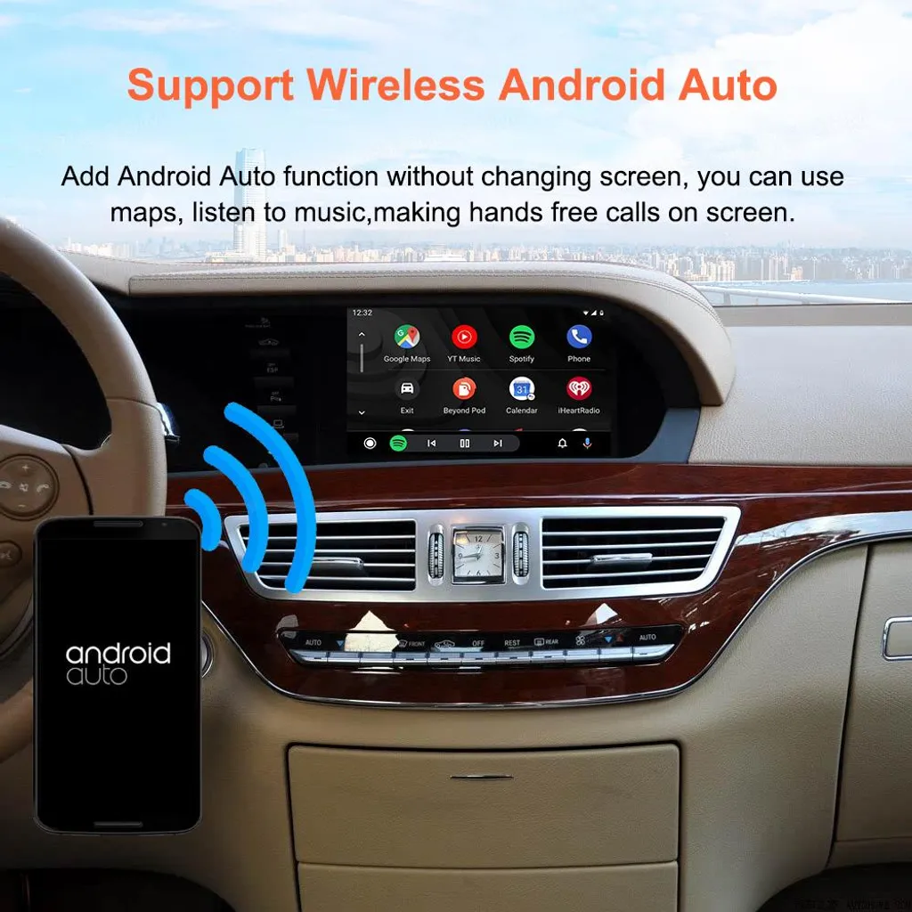Boîtier CarPlay sans fil Mercedes NTG 4.5 avec Support Android Auto - 5