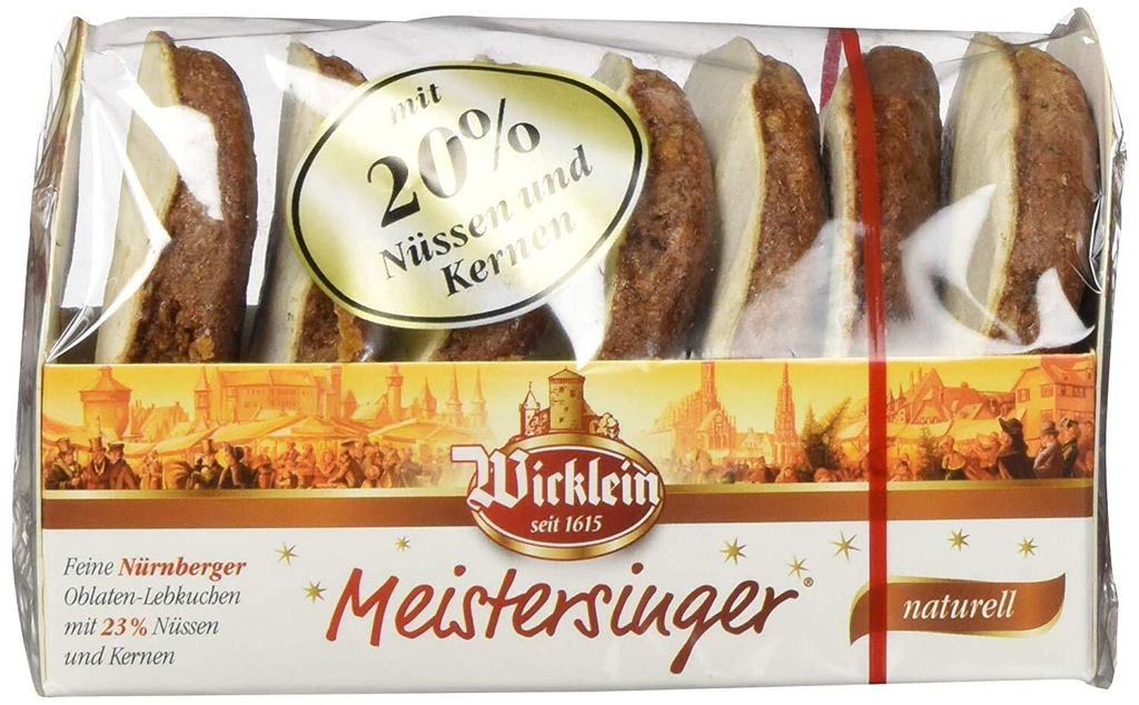 Wicklein Nürnberger Meistersinger Oblaten Lebkuchen Produktbild 