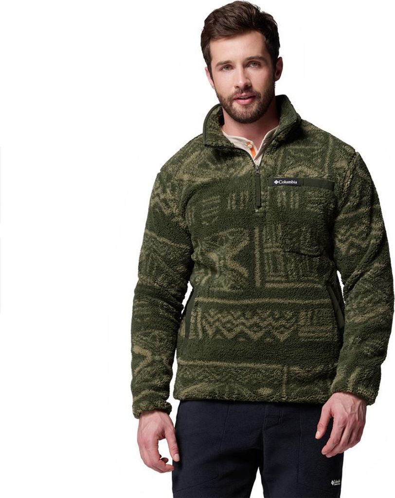 Columbia Rugged Ridge High Pile Fleece Mit Halbem Reißverschluss Grün 2XL Mann Grün 2XL