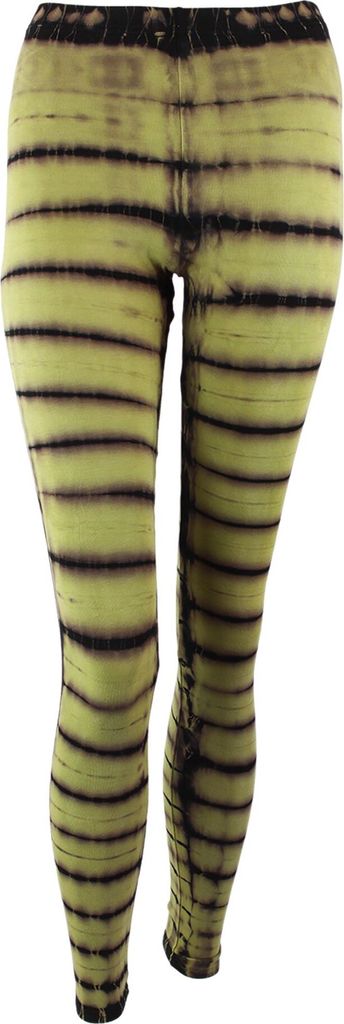 Leggings - Batik - Haze - schwarz - grün-birkengrün - S/M