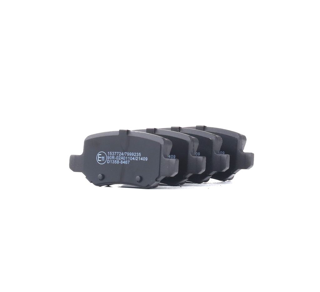 RIDEX Bremsbeläge Satz Hinten passend für MERCEDES-BENZ A-Klasse (W169) 402B0064