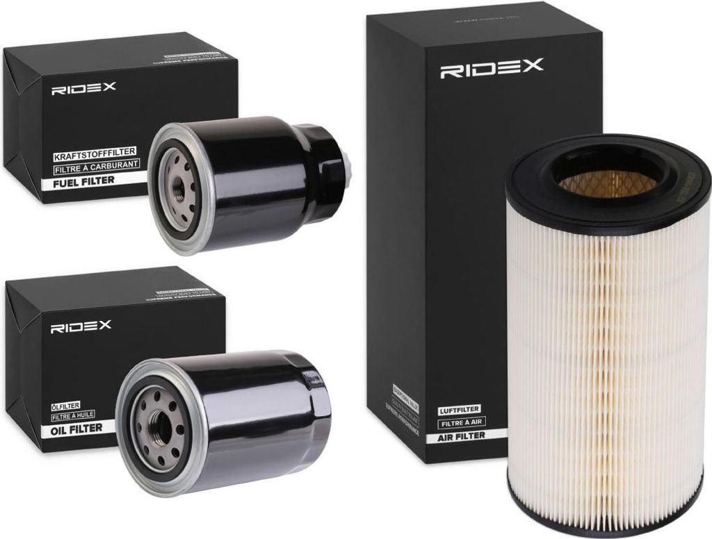 RIDEX Filterset Inspektionspaket Filtersatz für FORD MAVERICK (UDS, UNS) für NISSAN TERRANO II (R20)
