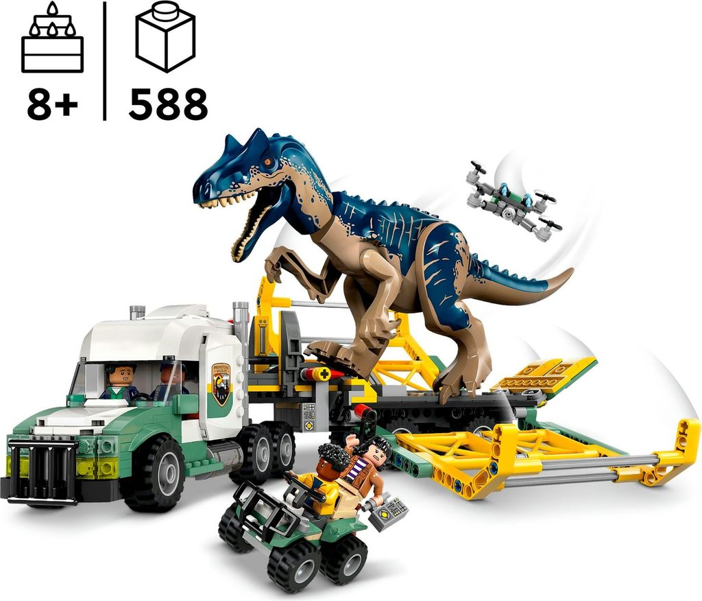 LEGO Jurassic World Dinomisje: ciężarówka do transportu Zdjęcie produktu 16