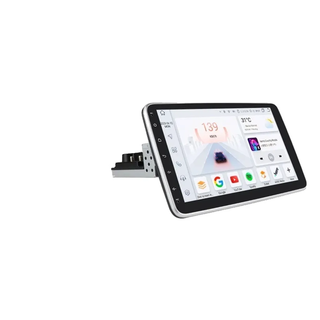 Autoradio S6 1 Din : Écran Pivotant et CarPlay pour GPS et Mains Libres