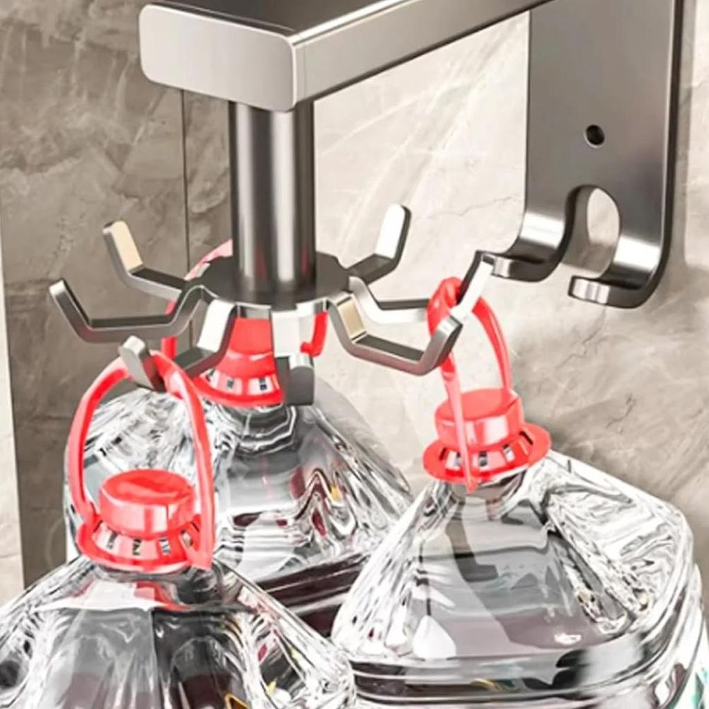 Küche Organizer, Wandhängender Küchenhaken aus Aluminium, Produktbild 