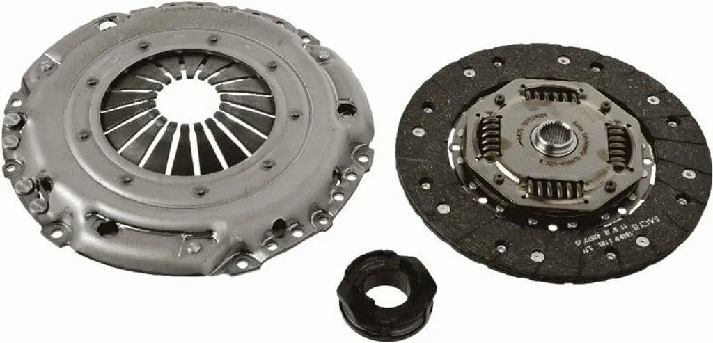 Embrayage complet SACHS compatible Caddy - Kit de remplacement 228mm
