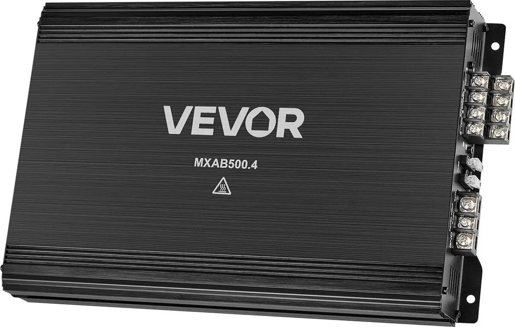Amplificatore audio per auto, amplificatore per auto a 4 canali ponticellabile, amplificatore stereo multicanale in classe AB, max. 4 x 250 W a 4 ohm / 4 x 500 W a 2 ohm, alta potenza, per SUV, pick-up e veicoli fuoristrada - 10