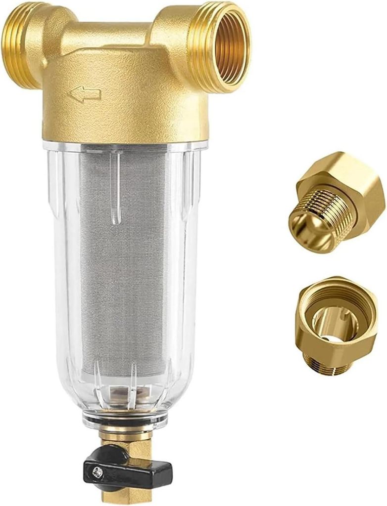 Wasserfilter, Wasserfilter Wiederverwendbare, 1 Zoll Wasser Vorfilter Sedimentfilter, Spin Down Sediment Wasserfilter, Ausspülbarer Feinfilter