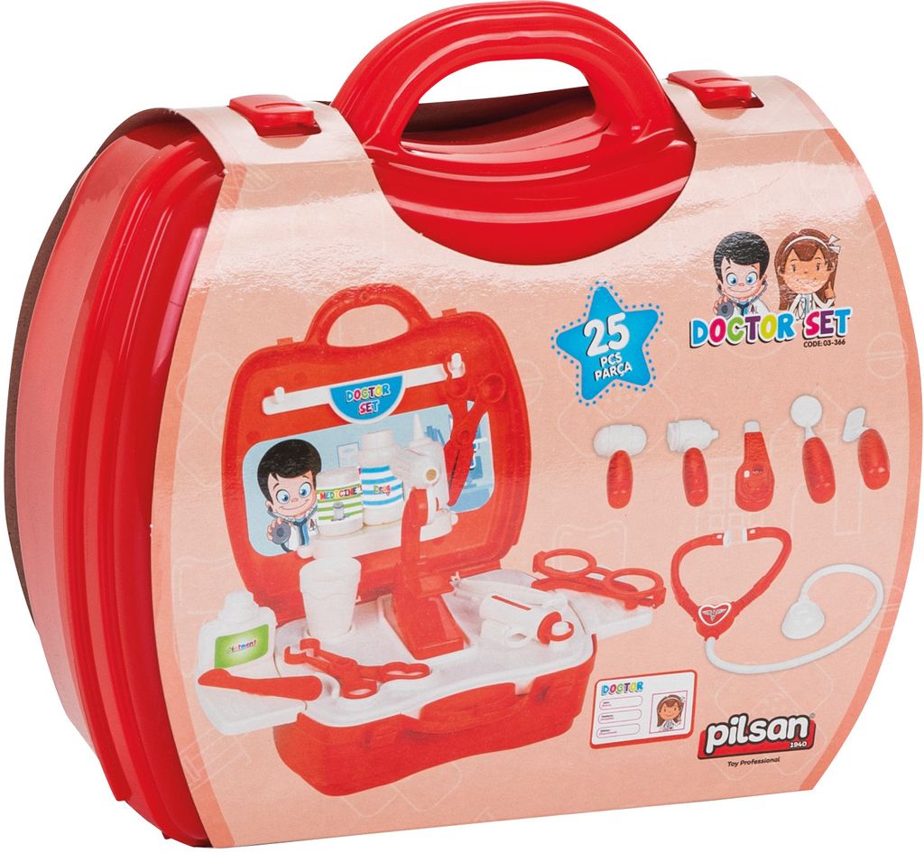 Pilsan Toy Arztset rot 26-teilig