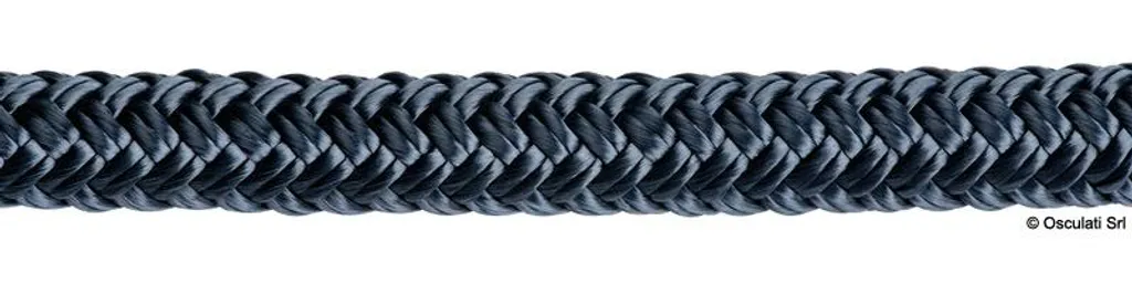 Cordage marin tresse double bleue 5 mm en bobine 200 mètres nautisme